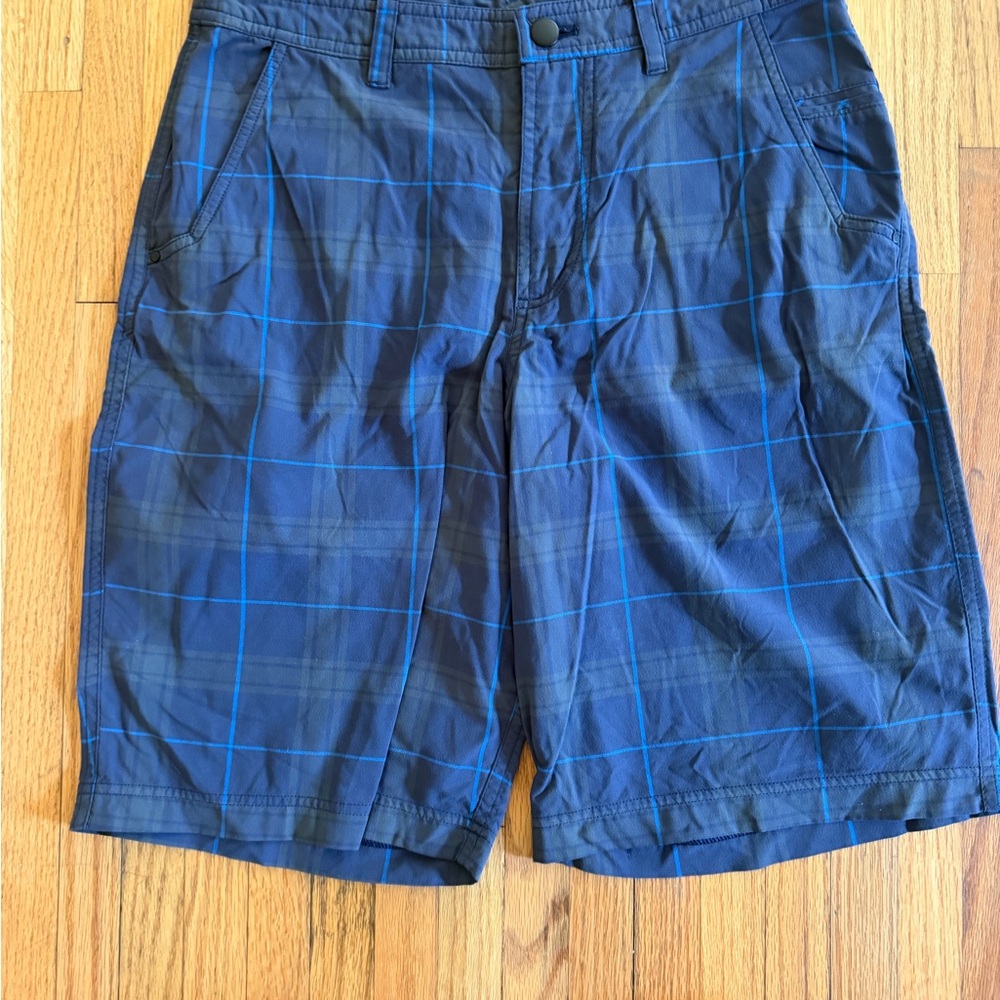Lululemon Kahuna Plaid Golf Casual Shorts Mens Size 32 Stretch Performance Fit